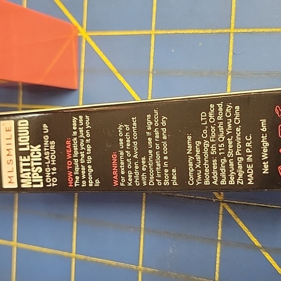 MLSmile Matte Liquid Lipstick - 03 Pink New In Box - Picture 3 of 5